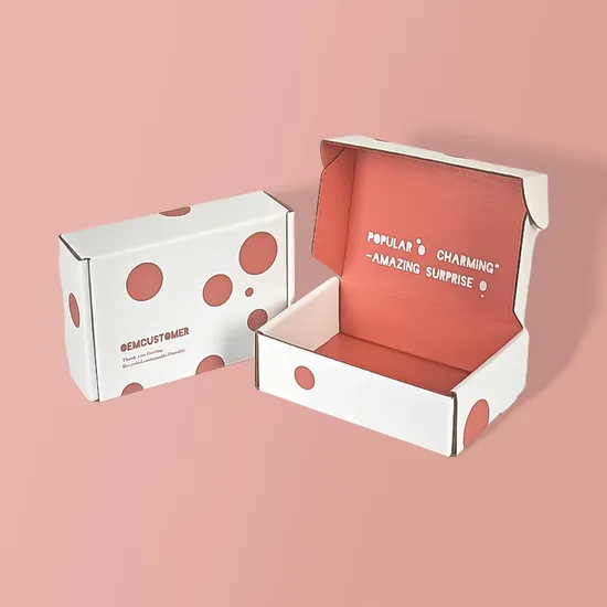 Custom Luxury Printed Logo Foldable Cardboard Kraft Paper Perfume Clothes Shoes Jewelry Packaging Shipping Packing Package Mailer Christmas Gift Carton Box