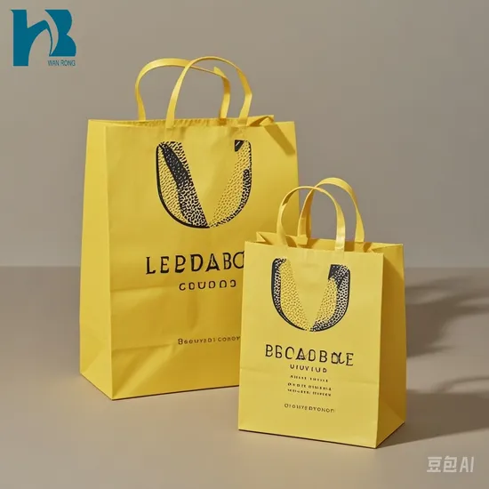 Custom Logo Print Recycled Brown White Kraft Shopping Food Packaging Paper Bag with Handles