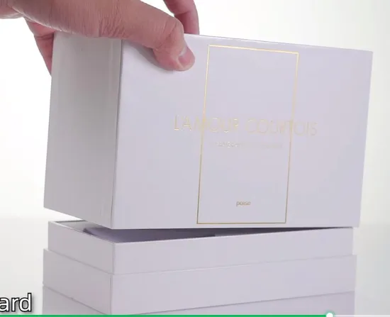 Factory Custom Logo Paperboard Drawer Box Packaging Rigid Gift Box