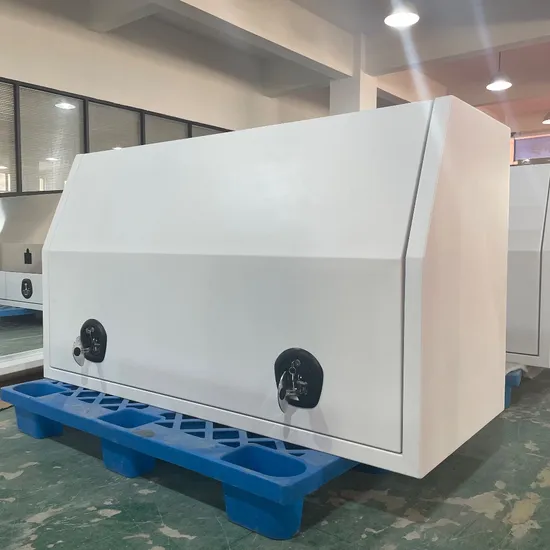Aluminum Storage Truck Toolboxes with Shelf and Drawers at