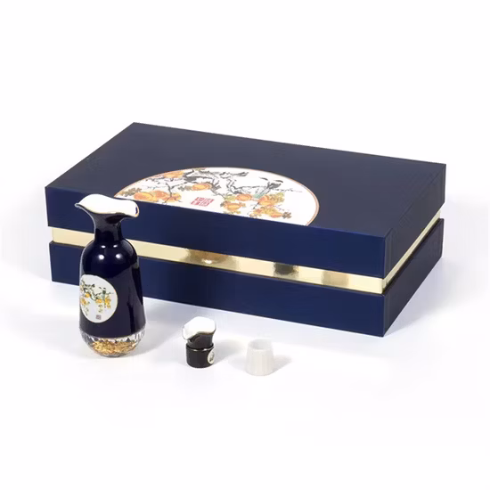 Custom Packaging Box for Luxury Perfume Bottle with Printed Logo Cardboard Perfume Gift Box Black