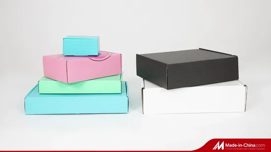 Custom Collapsible Flat Corrugated Cardboard Kraft Paper Clothes Jewelry Perfume Food Pizza Packaging Shipping Packing Mailer Package Christmas Gift Carton Box 