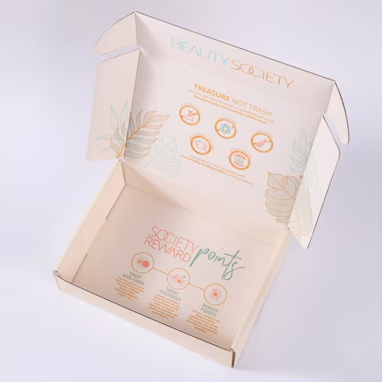 Corrugated Box Packaging Kraft Paper Mailer Shipping Box for Clothing