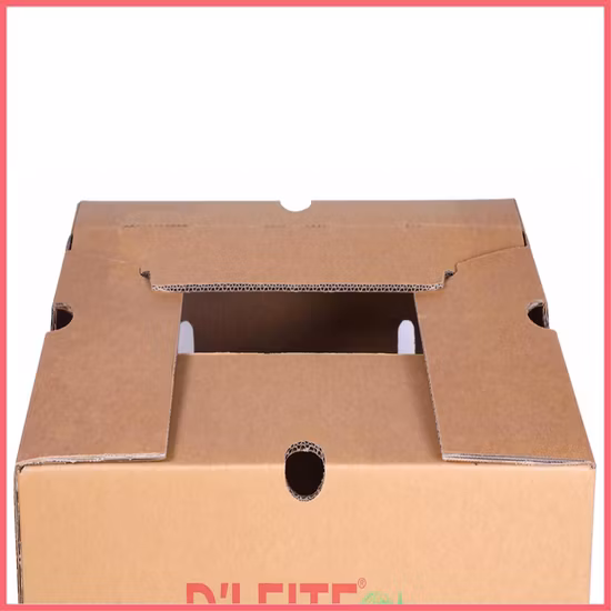 Custom Printed Corrugated Cardboard Paper Pineapple Tomato Cucumber Onion Durian Broccoli Durian Fresh Vegetable Fruit Packing Packaging Shipping Carton Box