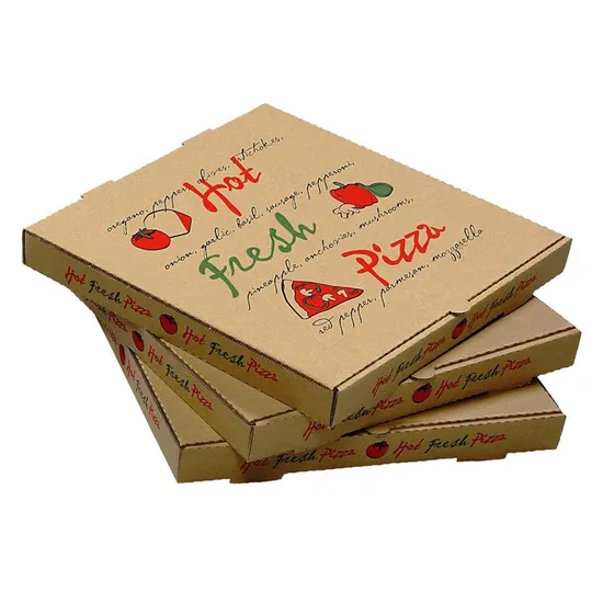 Customized Quality Wholesale Pizza Boxes Recyclable Pizza Box Corrugated Pizza Boxes 