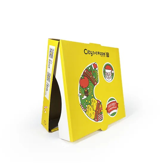 Pizza Box 12′ Brown Kraft Flute Food Packing Pizza Food Packaging Box 